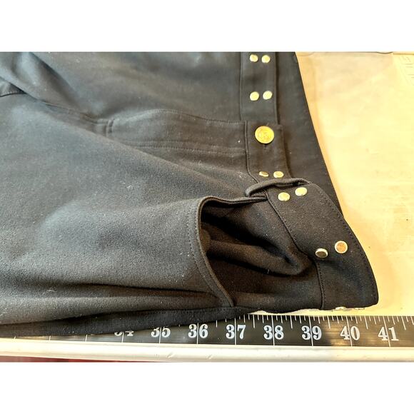 Michael Kors Women’s Black Dress Pants Size 12 Stretch Mid-Rise Straight Leg - Picture 9 of 11